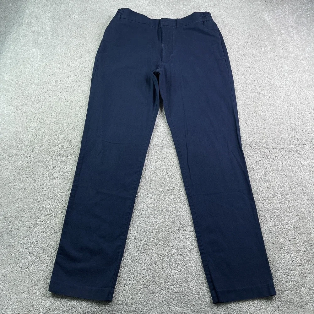 Banana Republic Pants Mens 32x32 Blue Mason Athletic Tapered Elastic Waist Chino